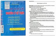 Sách Bài Tập Nguyên Lý Kế Toán Pdf